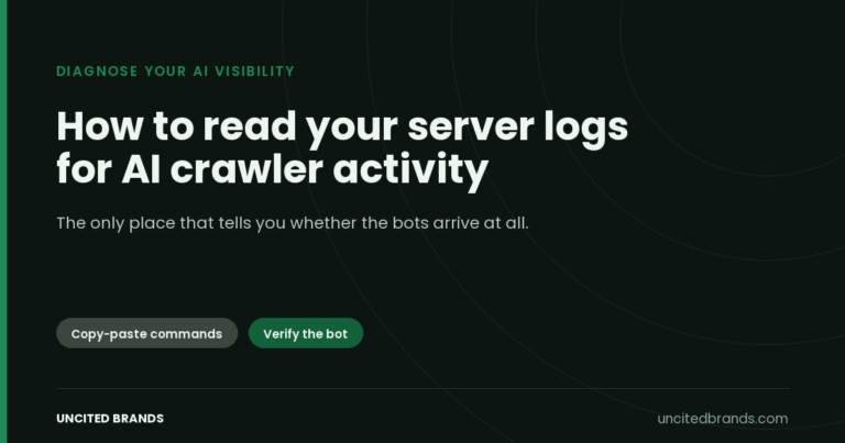 How to read your server logs for AI crawler activity