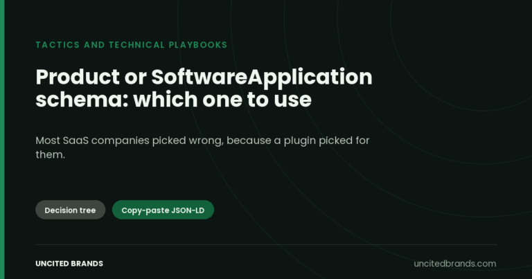 Product or SoftwareApplication schema: which one to use